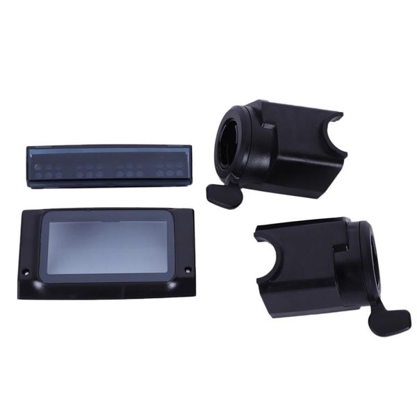 

skateboarding lcd display protect shell cover with accelerator brake handle led light for kugoo s1 s2 s3 electric scooter