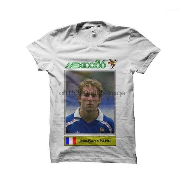 T-shirt da uomo T-shirt T-shirt Tee Jean Pierre Papin Mexico 86 T-shirt da donna T-shirt