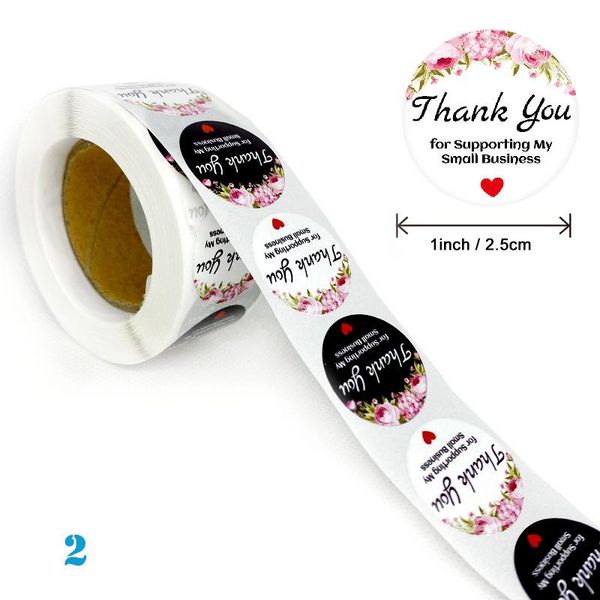 

gift wrap thank you stickers seal labels scrapbook sticker for envelope bv789
