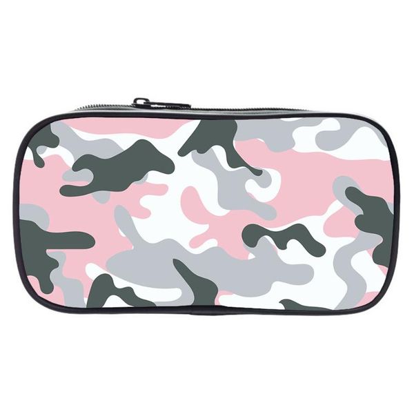 

wallets tactical zipper pouch cosmetic bag camouflage pencil wallet army green makeup camo colors box school supplies, Red;black