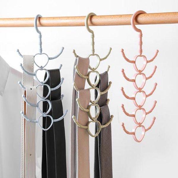 

hangers & racks 1 pcs rotatable 10-claw multi-purpose hook hanger scarves scarf coat rack plastic shoe belts