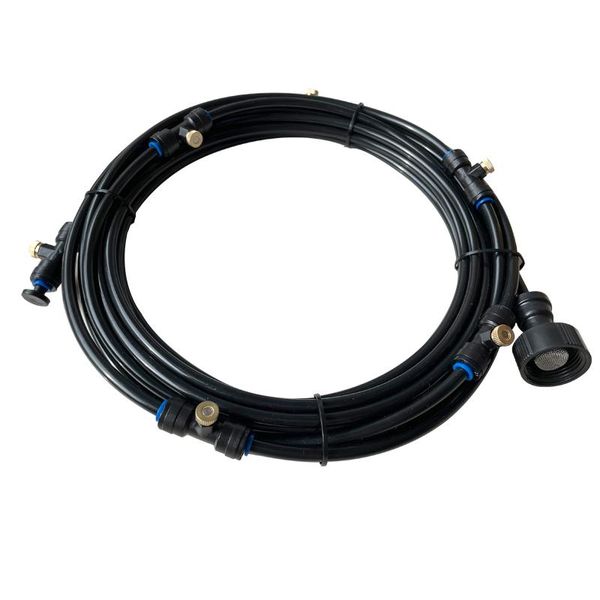 

watering equipments 6m-18m product outdoor patio misting system for greenhouse garden waterring irrigation mister line