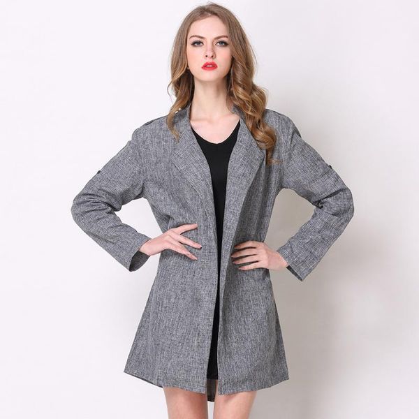 

women's trench coats coat plus for size women clothes 2021 long windbreaker spring autumn casual abrigo mujer jr0162, Tan;black