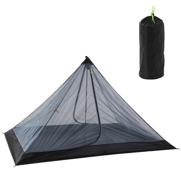 

outdoor camping tent ultralight mesh insect repellent net guard 1-2 person foldable tents and shelters