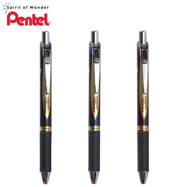 

gel pens 3pcs pentel press the pen 0.5mm blp75 ultra-smooth neutral quick - drying test