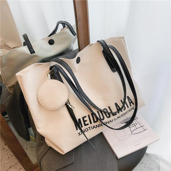 

evening bags women bag korea japan handbag large capacity shoulder simple korean fashion female totes