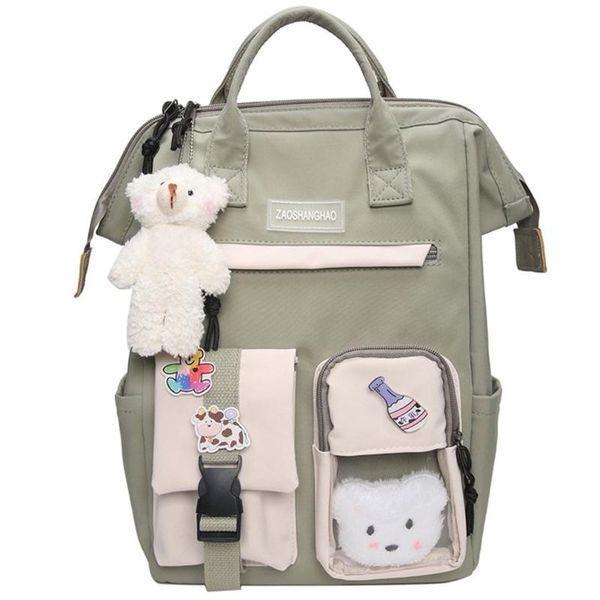 

storage bags backpacks preppy backpack women waterproof candy colours fancy high school for teenage girl travel rucksack
