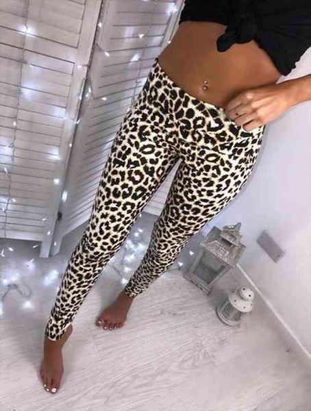 

leopard snake animal print women capris high waist soft stretchy leggings casual pants, Black;white