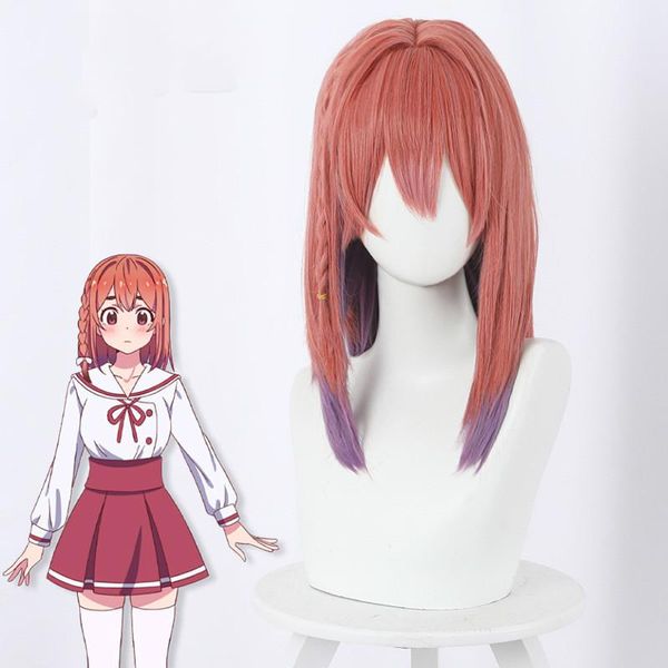 

other event & party supplies pink and purple mixed cosplay heat-resistant synthetic hair anime props carnival halloween + wig hat decor