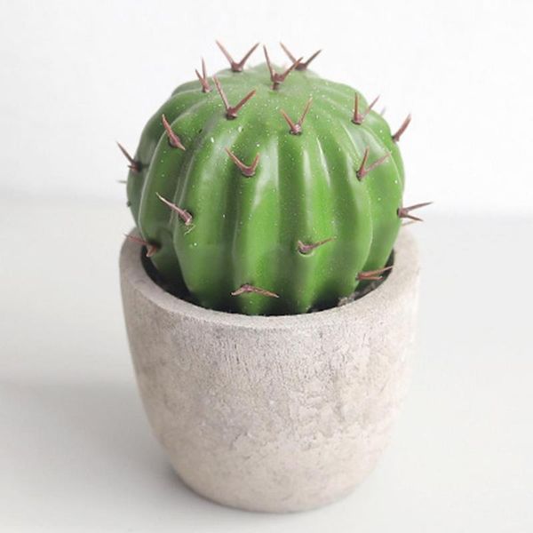 

nordic figurine simulation plant potted simple cactus ball garden decoration ornaments living room home decor decorative flowers & wreaths