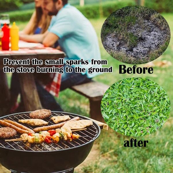 

tools & accessories fireproof mat barbecue deck protection portable camping outdoor climbing prevent damage lors889