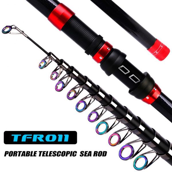 

boat fishing rods mini carbon sea short section throwing rod 2.1m-3.6m sections fiber saltwater bottom spinning