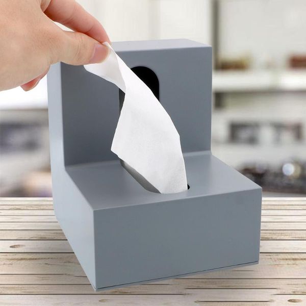 

double-sided paper tray creative opening on both sides plastic for bathroom home decor napkin case tissue box boxes & napkins