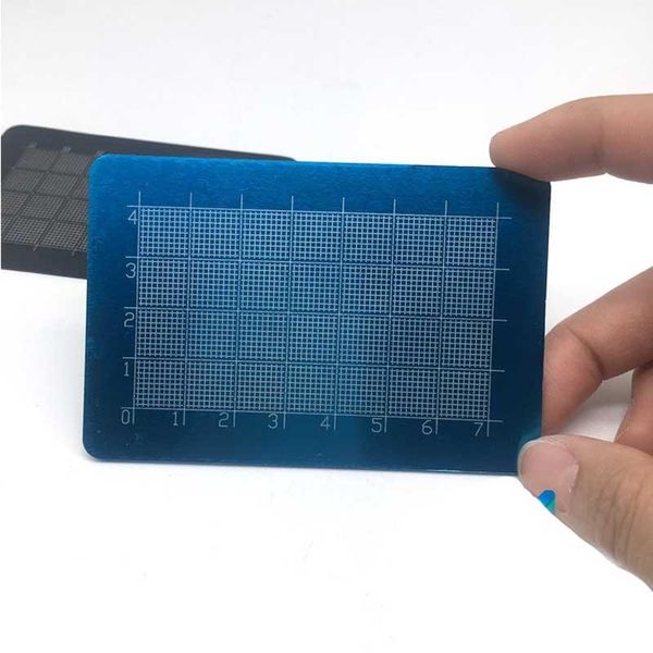 

eyelash curler titanium nose engraving board nasal measurement expander black blue with scale measuring tools