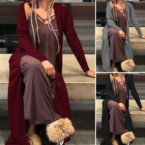 

celmia vintage cardigans kimono 2021 fashion long sleeve casual loose autumn shirts solid party blouses plus size 5xl women's &, White