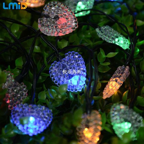 

string plastic light outdoor holiday lighting glowing solar tree cortinas guirlande noel birthday party decorations ef50hl led strings