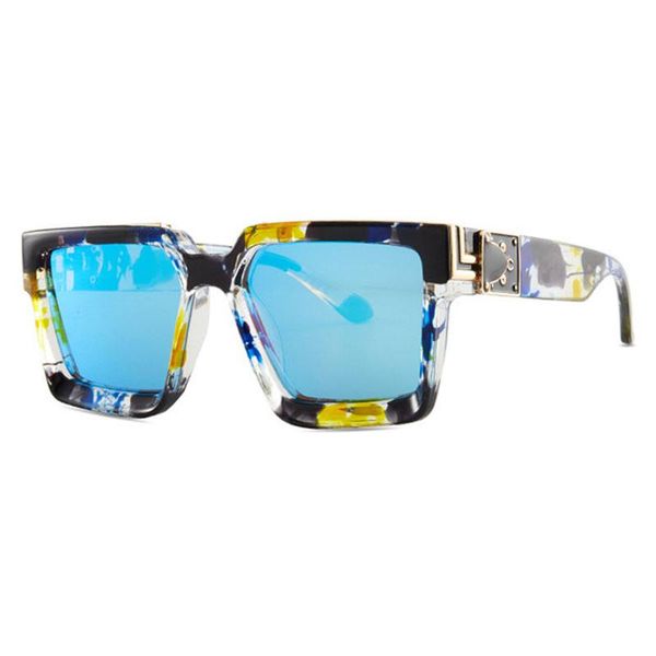 

sunglasses fashion ladies square women goggle shades vintage brand designer oversized sun glasses uv400, White;black