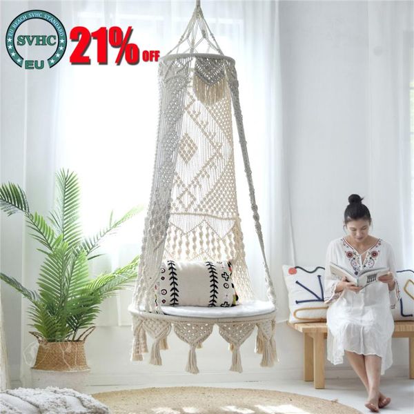 

camp furniture hand woven hanging chair basket bohemian balcony swing b & home decoration hammock