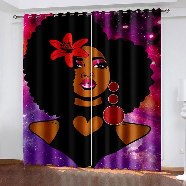 

custom 3d curtain fabric personality beauty curtains blackout window for living room & drapes
