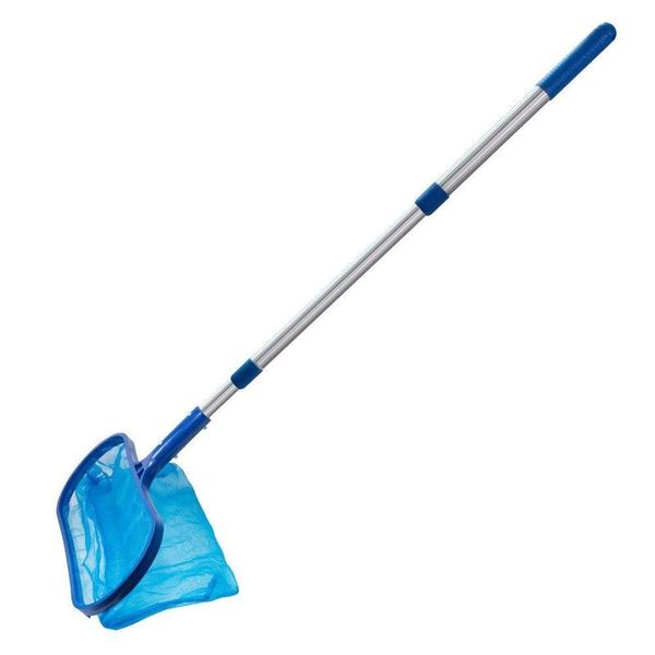 

swimming pool accessories skimmer net with adjustable pole deep bag water surface debris cleaning &
