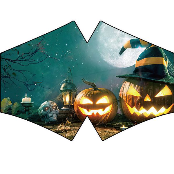 

high-quality masks 2021 new halloween printed washable dustproof cotton mask