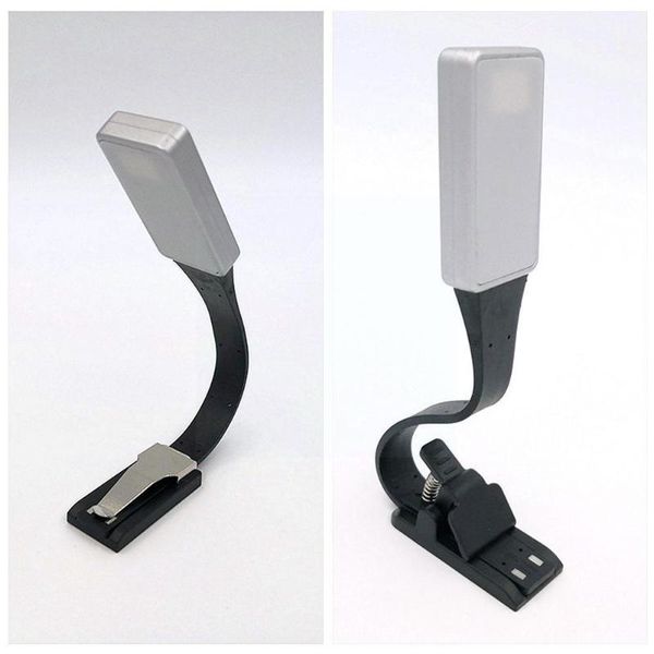 

party decoration 3 mode book light reading lamp clip-on lights night adjustable flexible for reader kindle folding batter wit w3p0