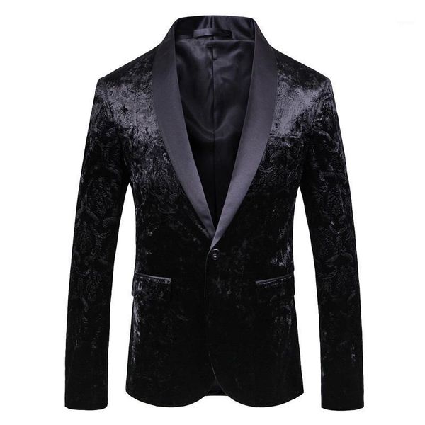 

men's suits & blazers suit jacket large size embossed black fashion evening dress wedding retro wind single west, White;black