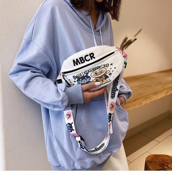 

waist bags murse 2021 fashion letter money belt girl pouch women travel pack bag small fanny pattern banana hip chest packs