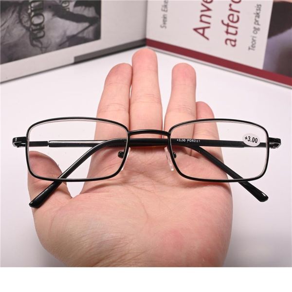 

sunglasses cubojue black reading glasses +3.0 male women alloy metal magnify read eyeglasses, White;black