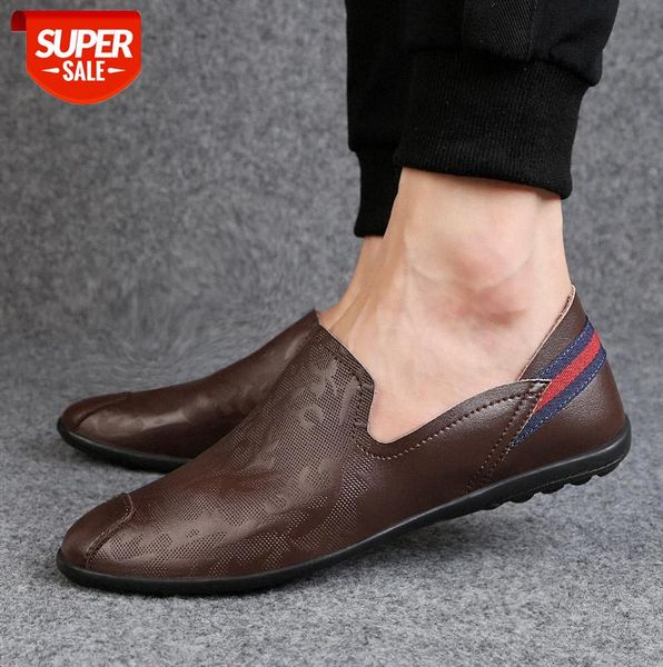 

men's shoes leather casual daily peas simple british men #lu24