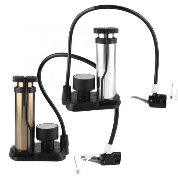 

bike pumps mini protable portable foot pedal inflator high pressure air pump for electric bicycle tire hand accessories