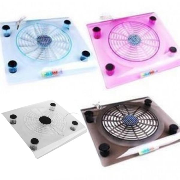 Geneic Laptop USB Cooling Big Fan LED Light Cooler Base Pad Stand 15