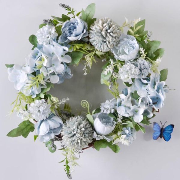 

decorative flowers & wreaths artificial flower garland romantic wreath home office door wedding hanging decor