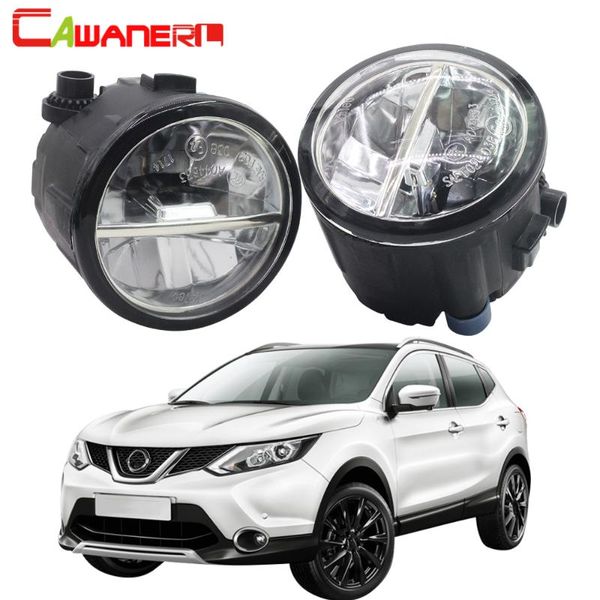 

other lighting system cawanerl for qashqai j11 j11_ closed off-road vehicle 2013 onwards car led fog light 4000lm drl daytime running