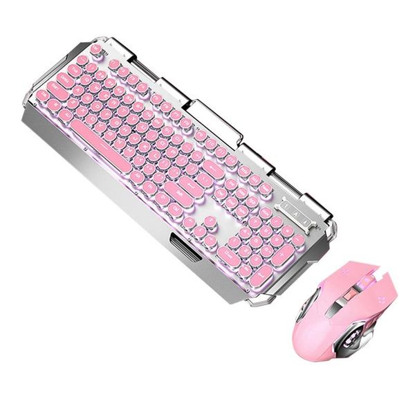 

keyboards gaming keyboard ,104-key waterproof for x10 steampunk cute pink real mechanical