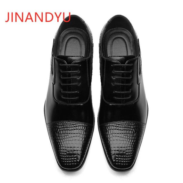 

square toe size 48 mens office shoe business leather shoes men formal italian dress for classic elegant, Black