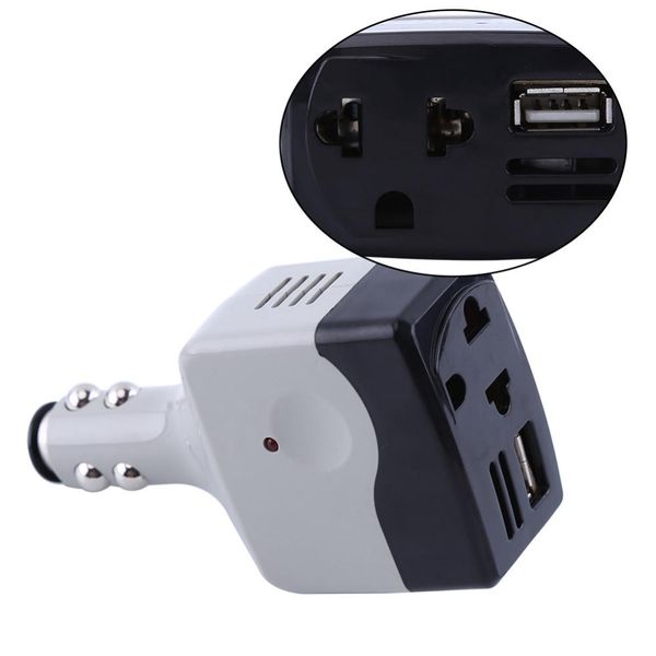 

2021 dc 12v/24v to ac 220v auto car power converter inverter adapter charger with usb charge free
