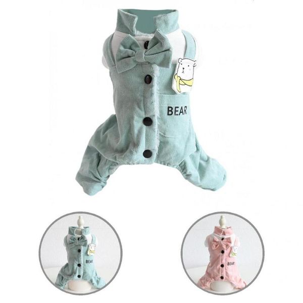 

dog apparel outfit long lasting ultra-thick pet warm jumpsuit clothes great