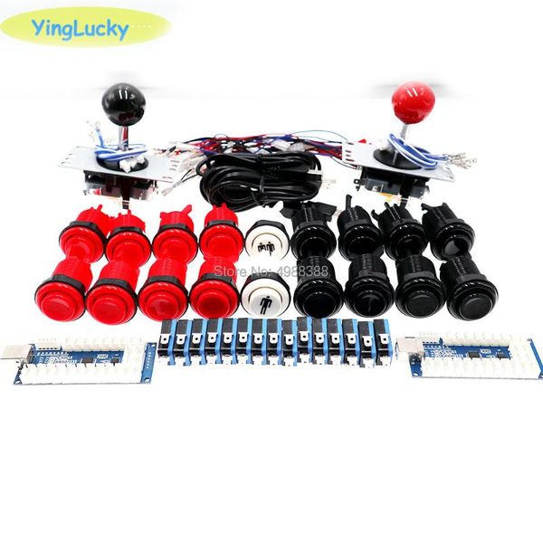 

game controllers & joysticks joystick kit zero delay arcade diy push 4/8 happ button + encoder controller for mame raspberry pi 3