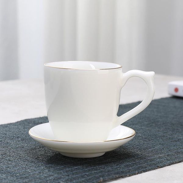 

mugs white porcelain mug beer office single teacup ceramic household customizable