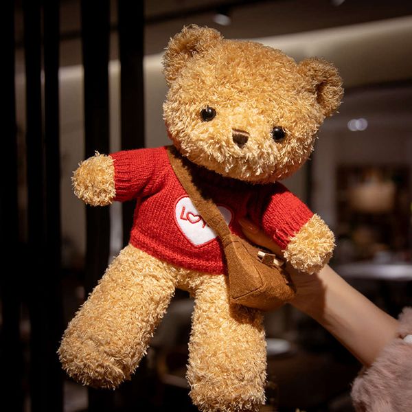 

teddy bear doll bear doll plush cuddle children's gift for girls, Blue