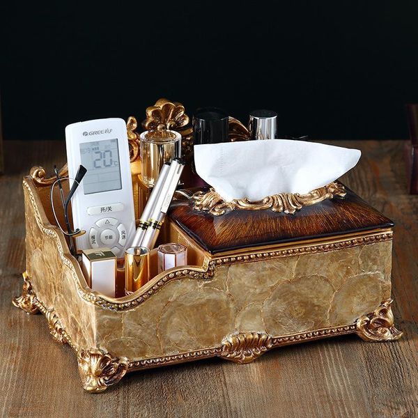 

tissue boxes & napkins nordic leather box resin multifunction case living room kitchen bedroom deskcerative decor holder