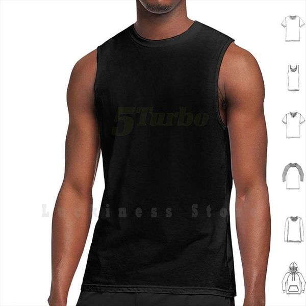 

r5 turbo black tank vest 100% cotton renault 5 rally racing wrc french france ragnotti cevennes tour de, White;black