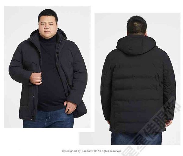 

Men's Down & Parkas PLus 10XL 8XL 6XL 5XL Winter Jacket Thick Hooded Fur Collar Parka Coats Casual Padded Jackets Male Clothing f4k4# GNQO, Black