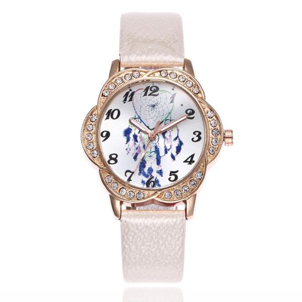 

wristwatches women fashion leather band analog quartz round wrist watch watches mujer kadin kol saati zegarki damskie smart clock, Slivery;brown