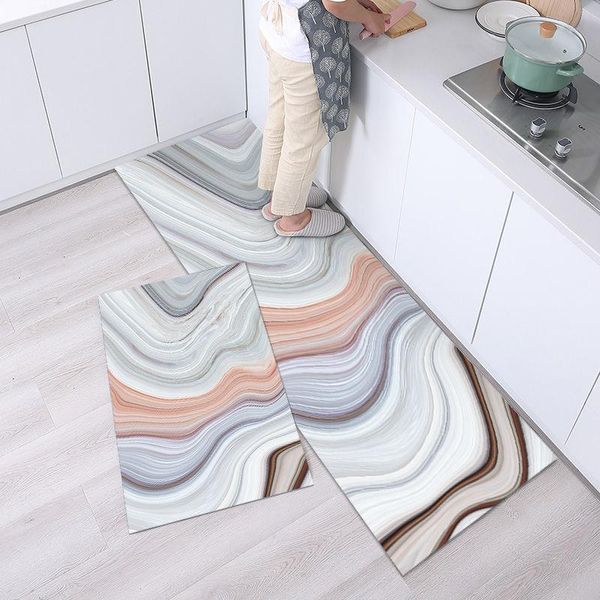 

carpets modern long kitchen mat floor carpet flowers anti-slip bath doormat tapete absorbent rugs living bedroom cute prayer pad