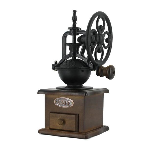 

manual coffee grinders wooden retro brown grinder