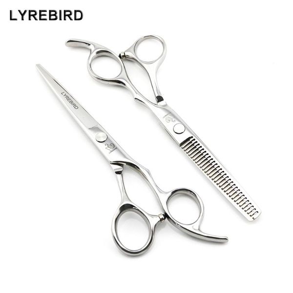 

hair scissors 5.5 inch 6 shears cutting thinning shear wholesale 5 sets/lot lyrebird