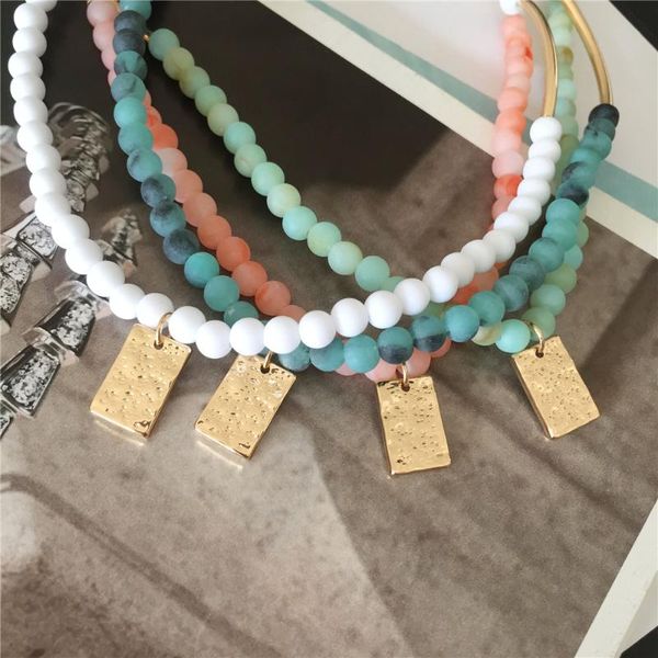 

charm bracelets handmade bohemian friendship bracelet ethnic colorful seed bead for women beach party gift, Golden;silver