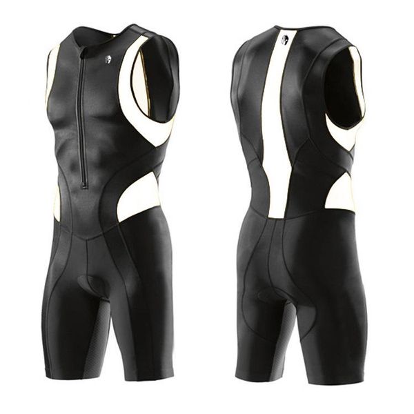 

men's short sleeveless triathlon tri suit lycra white red blue bike mountain mtb road cycling clothing apparel racing sets, Black;blue